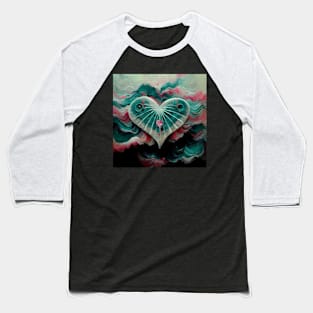 Water Hearts Of Love 10 Baseball T-Shirt